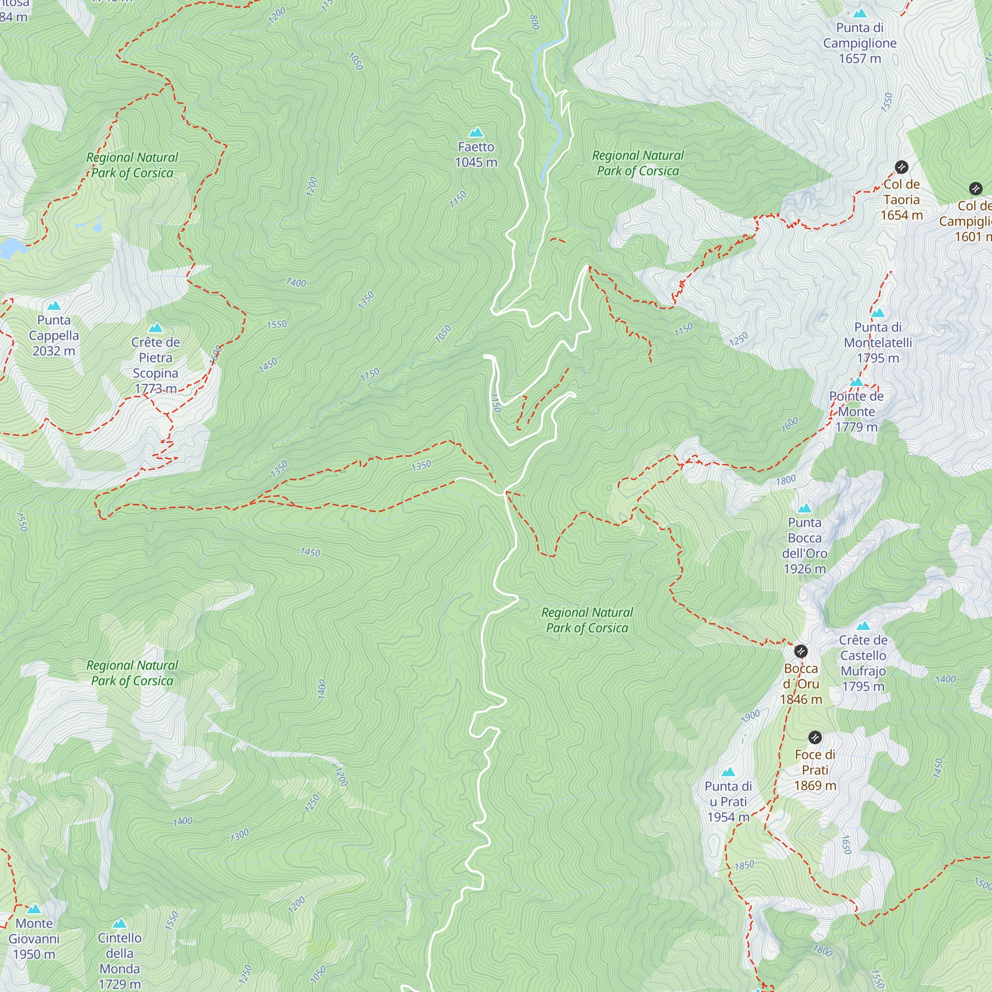 Relais San Petru di Verde map