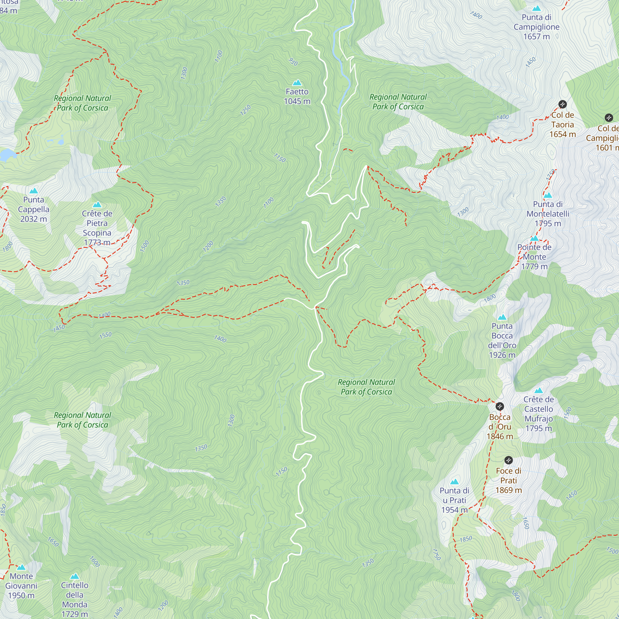Relais San Petru di Verde map