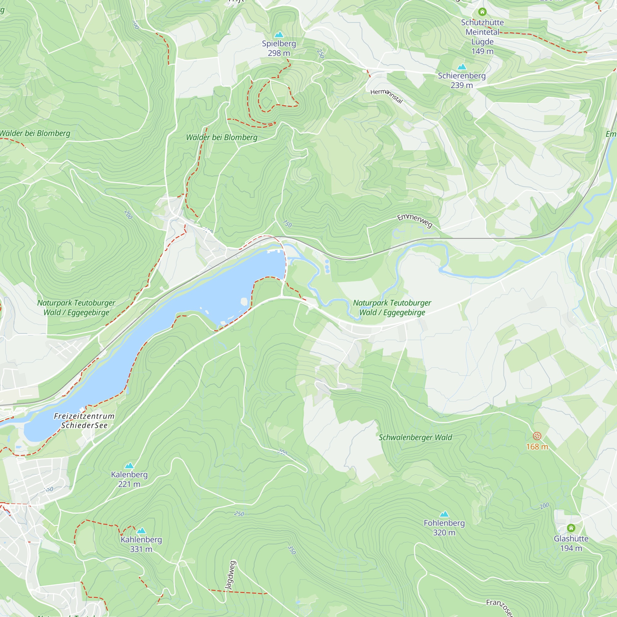 Schützenhaus Harzberg-Glashütte map