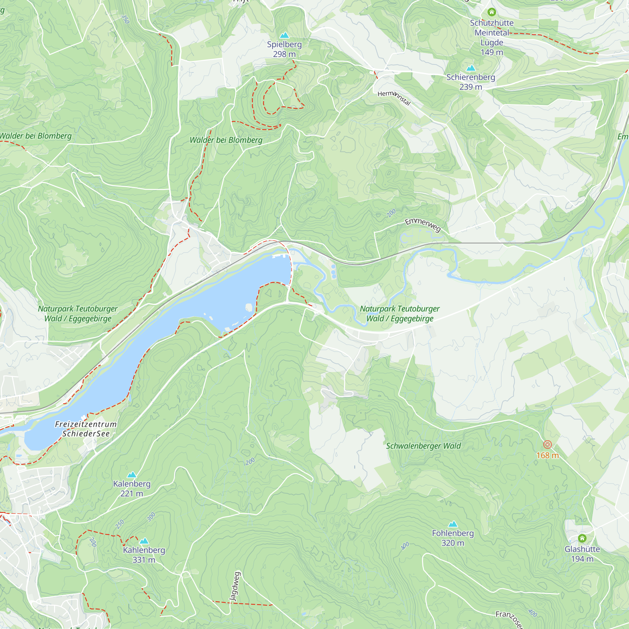 Schützenhaus Harzberg-Glashütte map