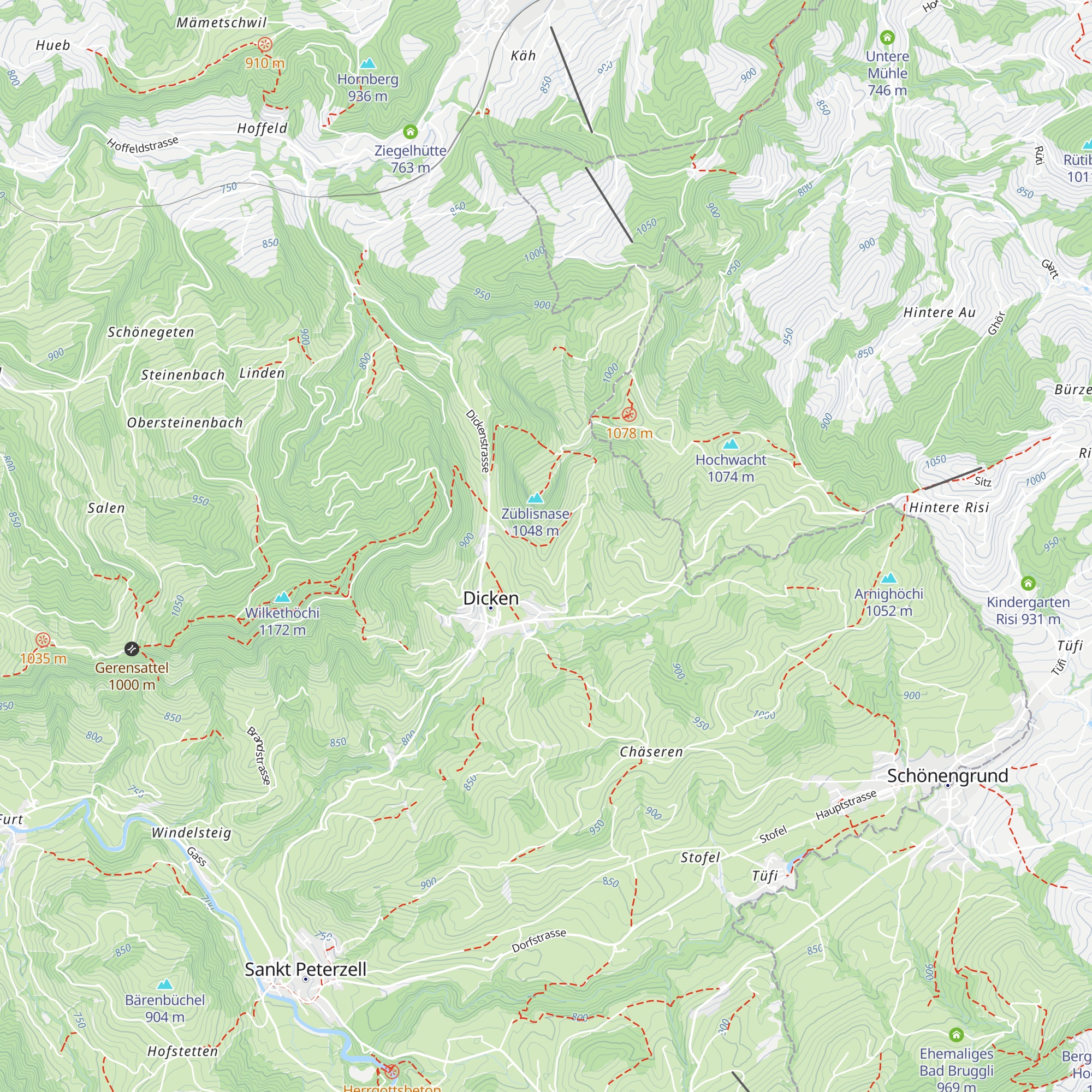 Grillhütte Aeuel map