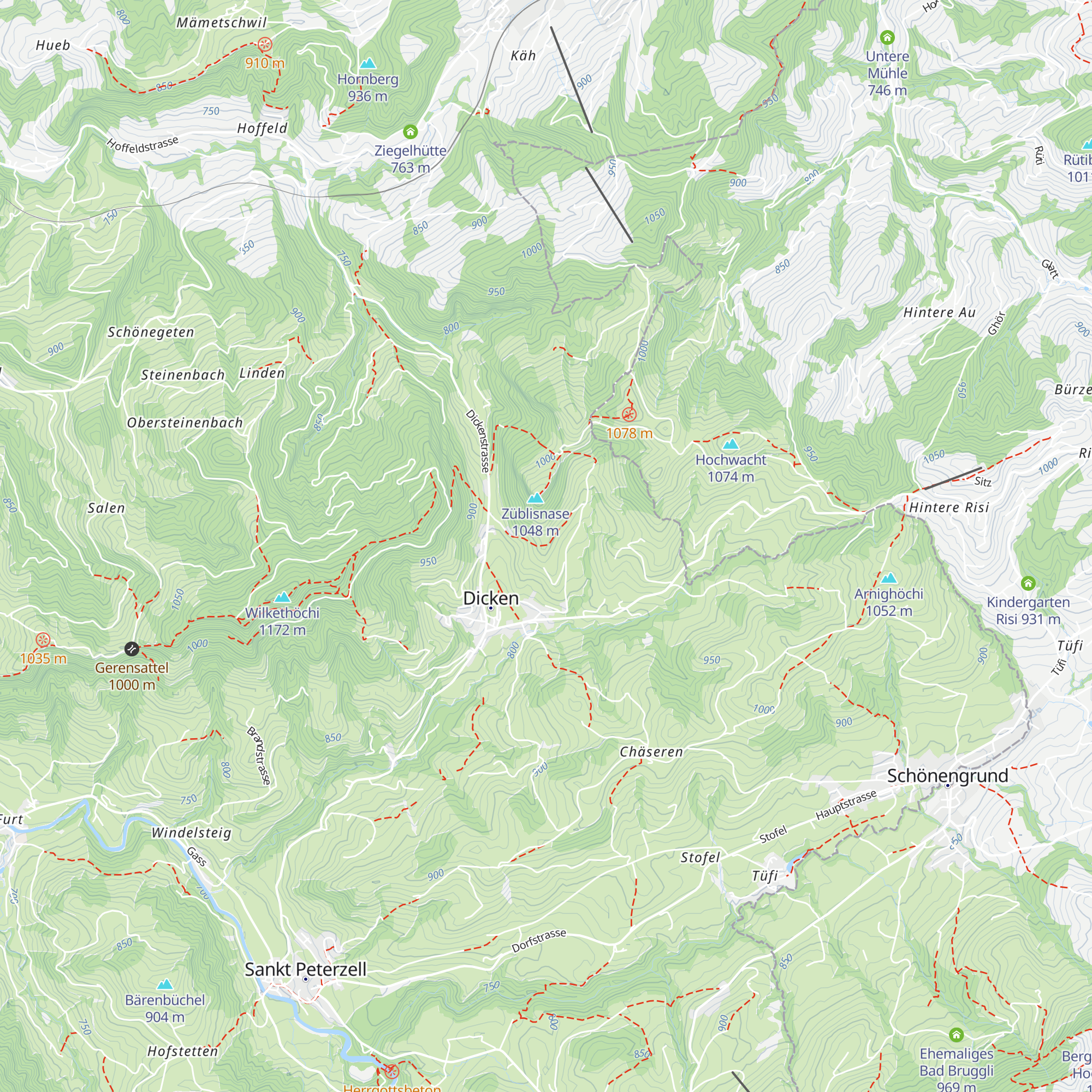 Grillhütte Aeuel map