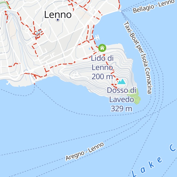 Map of Villa La Cassinella