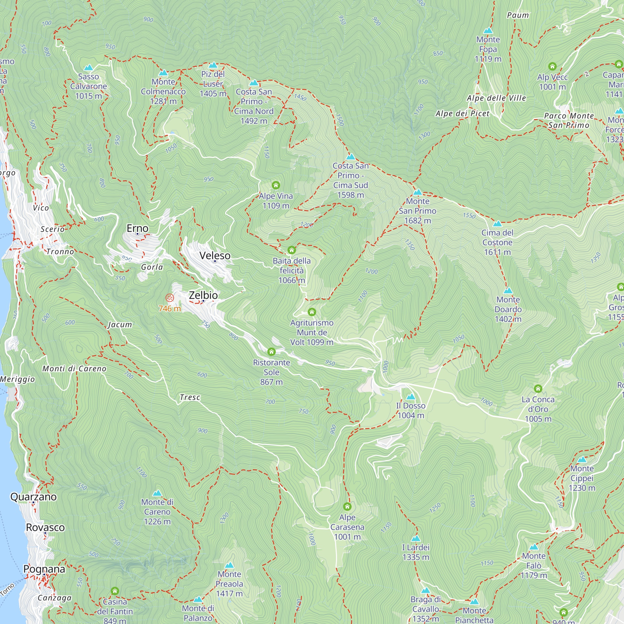 Agriturismo Munt de Volt map