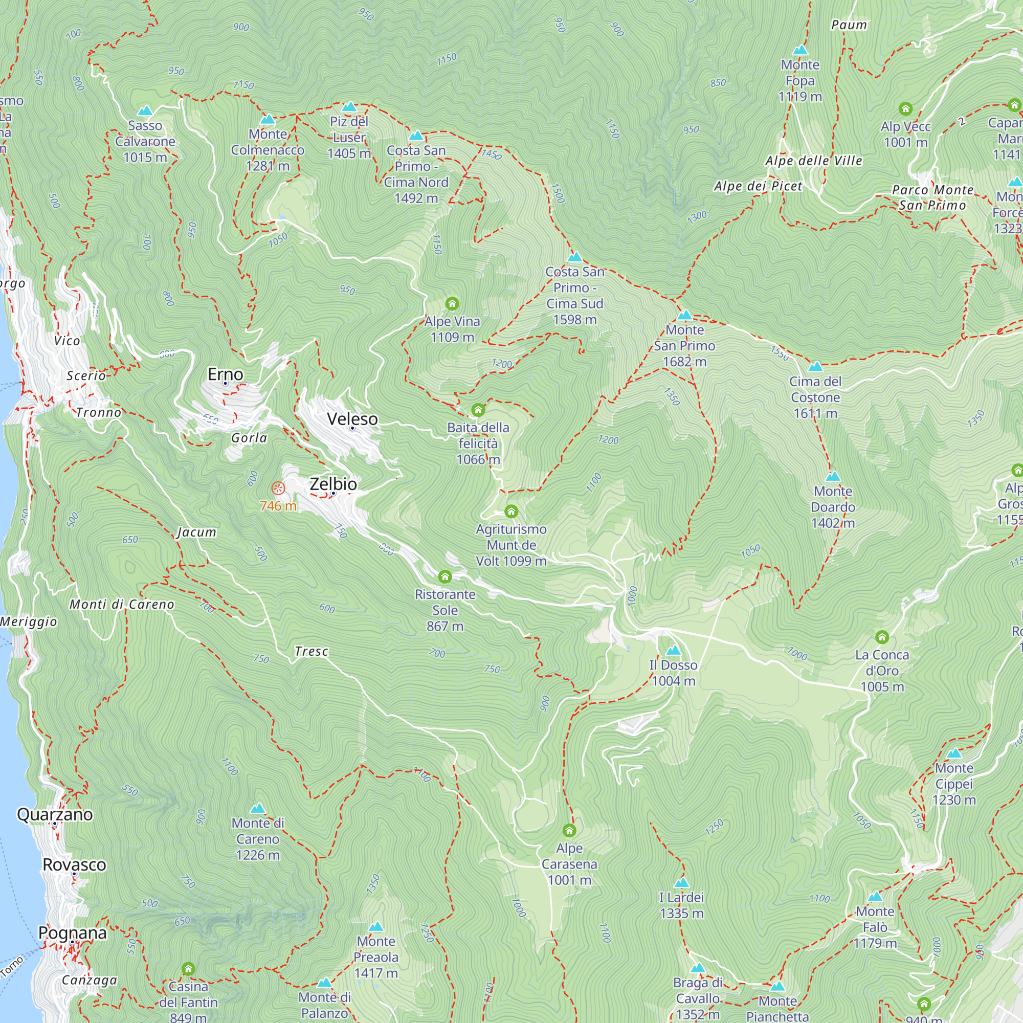 Agriturismo Munt de Volt map