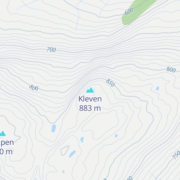 Map of Kleven