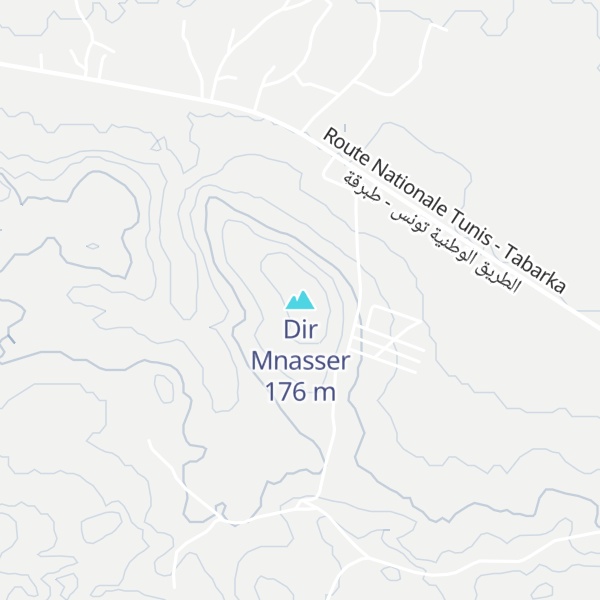 Map of Dir Mnasser