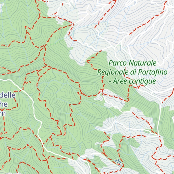 Map of Monte Croci di Nozarego