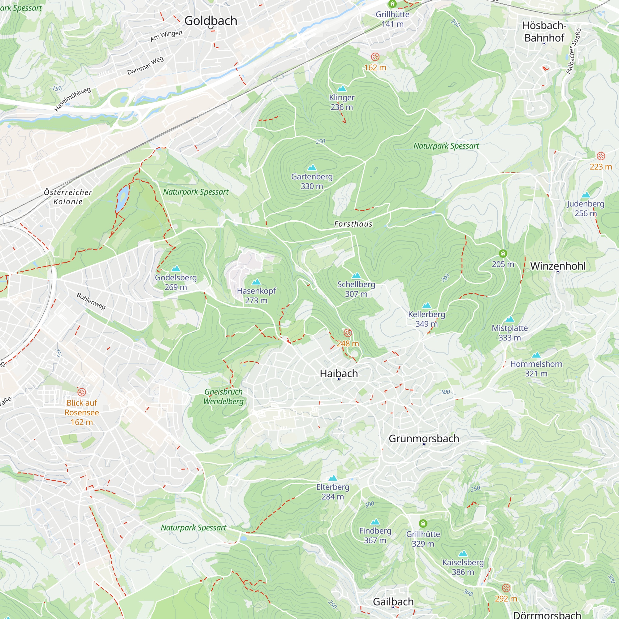 Rast- und Schutzhütte map