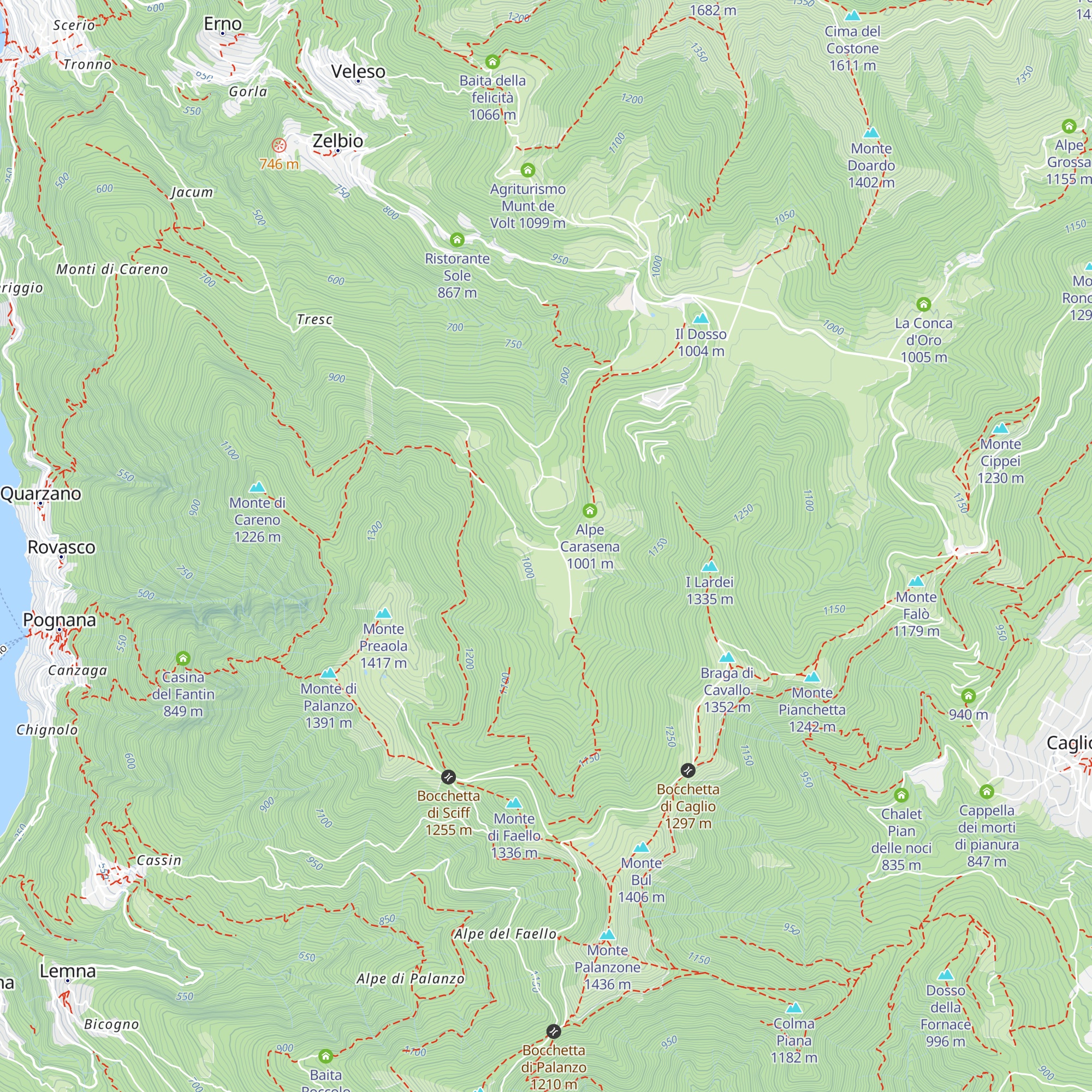 Ex Albergo Kennedy map