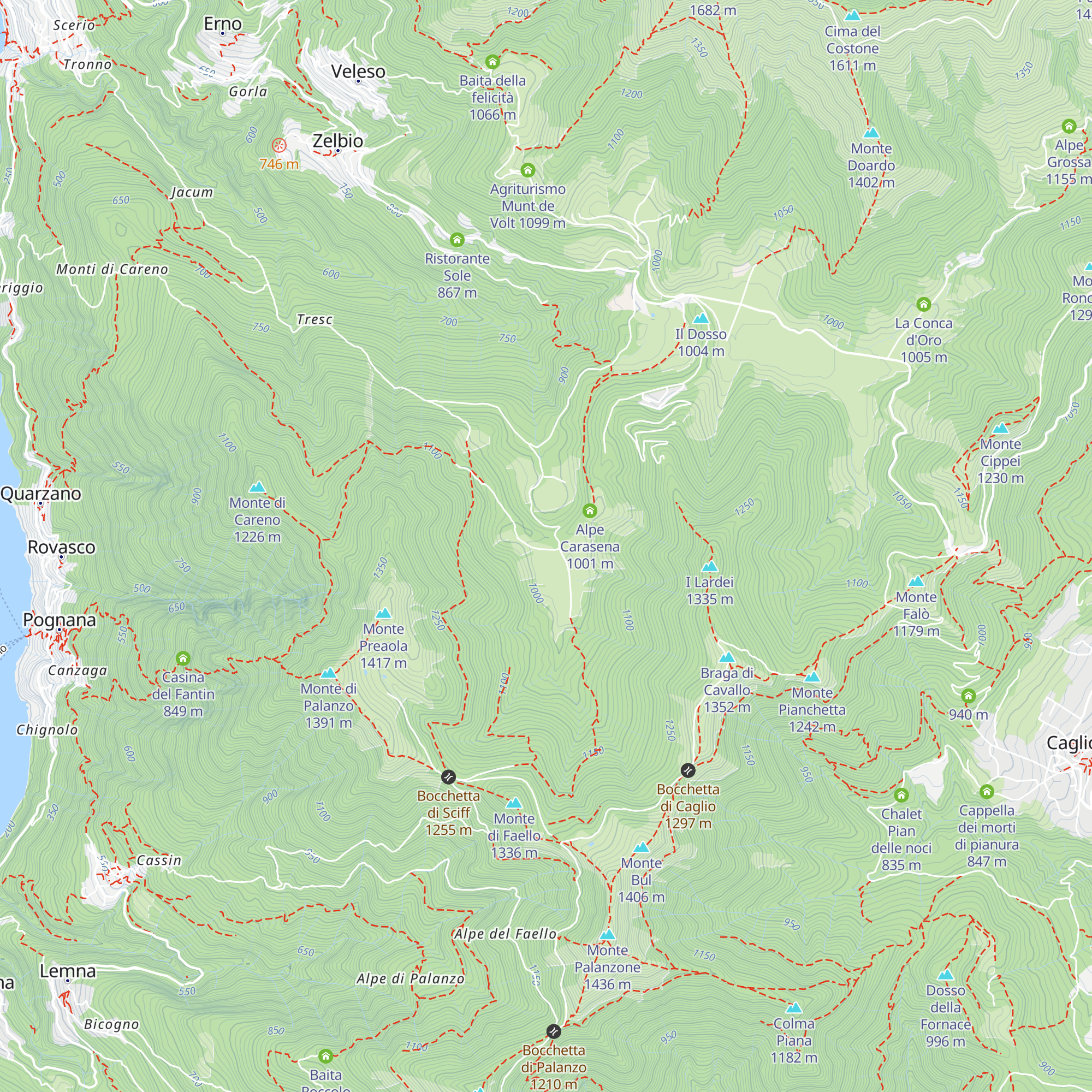 Ex Albergo Kennedy map