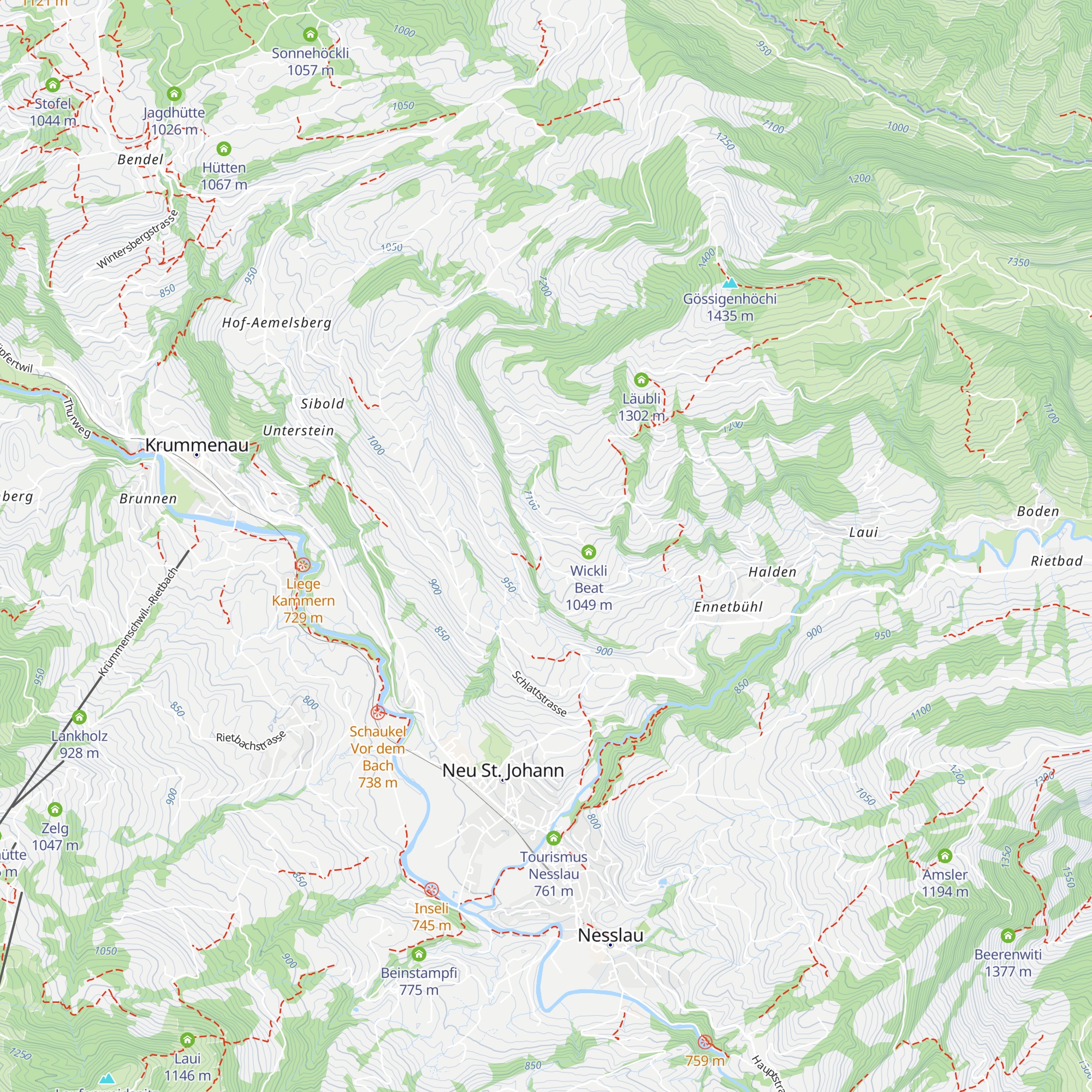 Egli Josef map