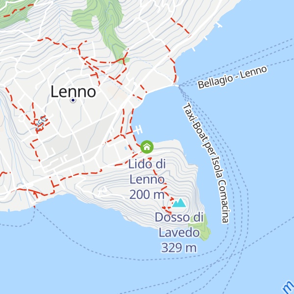 Map of Lido di Lenno