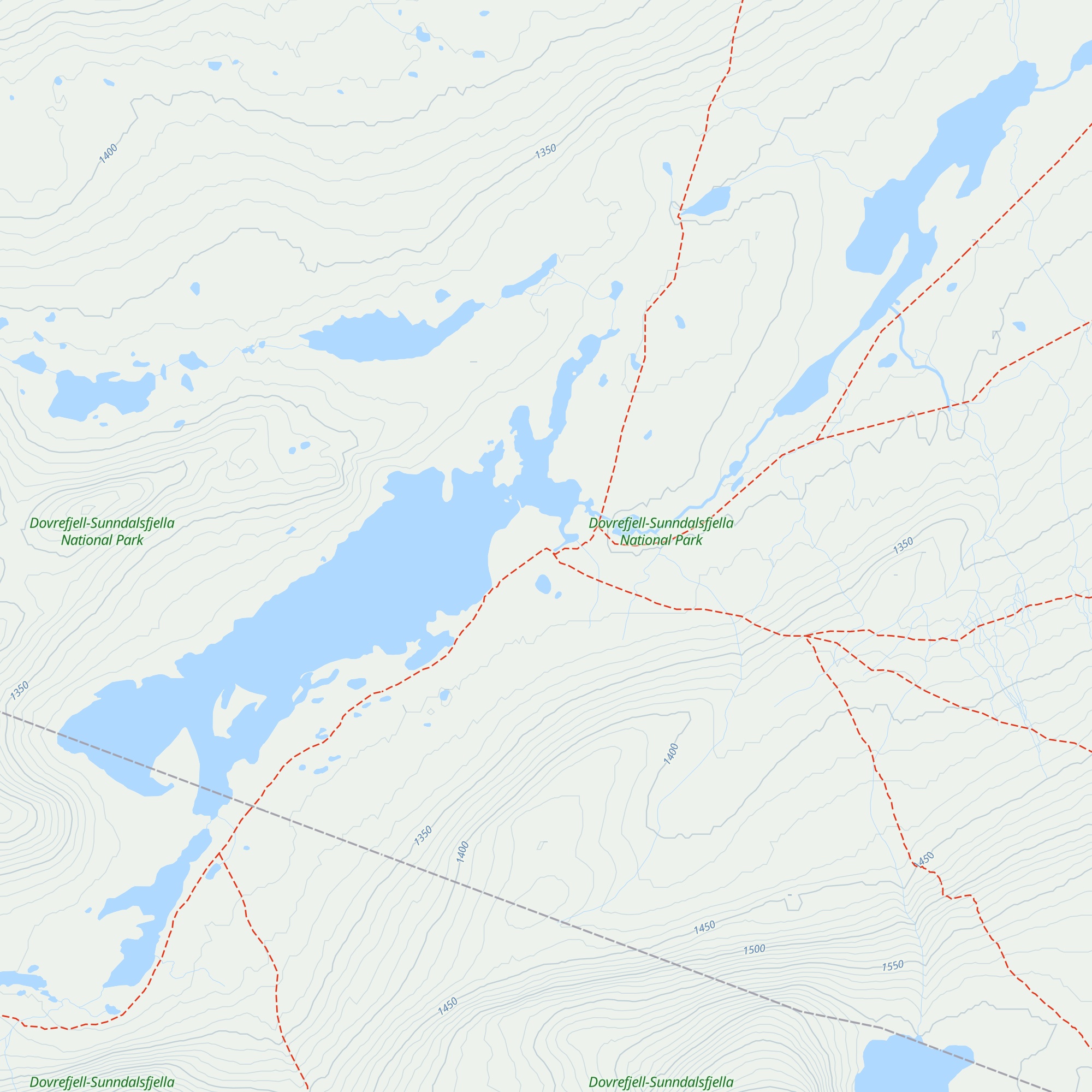 Åmotdalshytta map