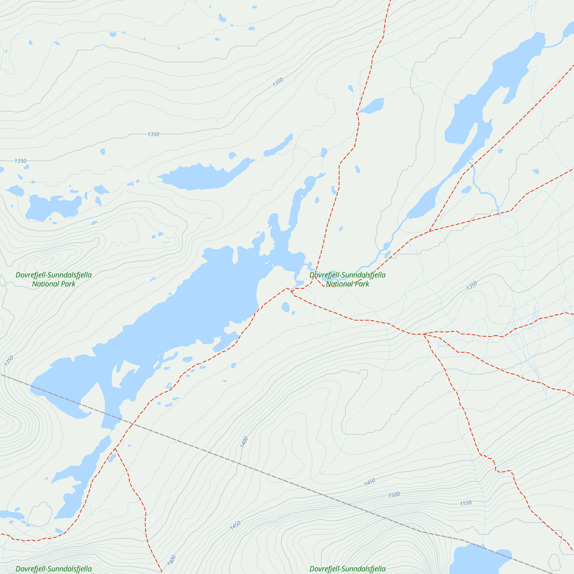Åmotdalshytta map