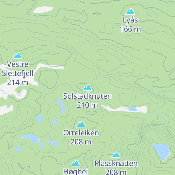 Map of Solstadknuten