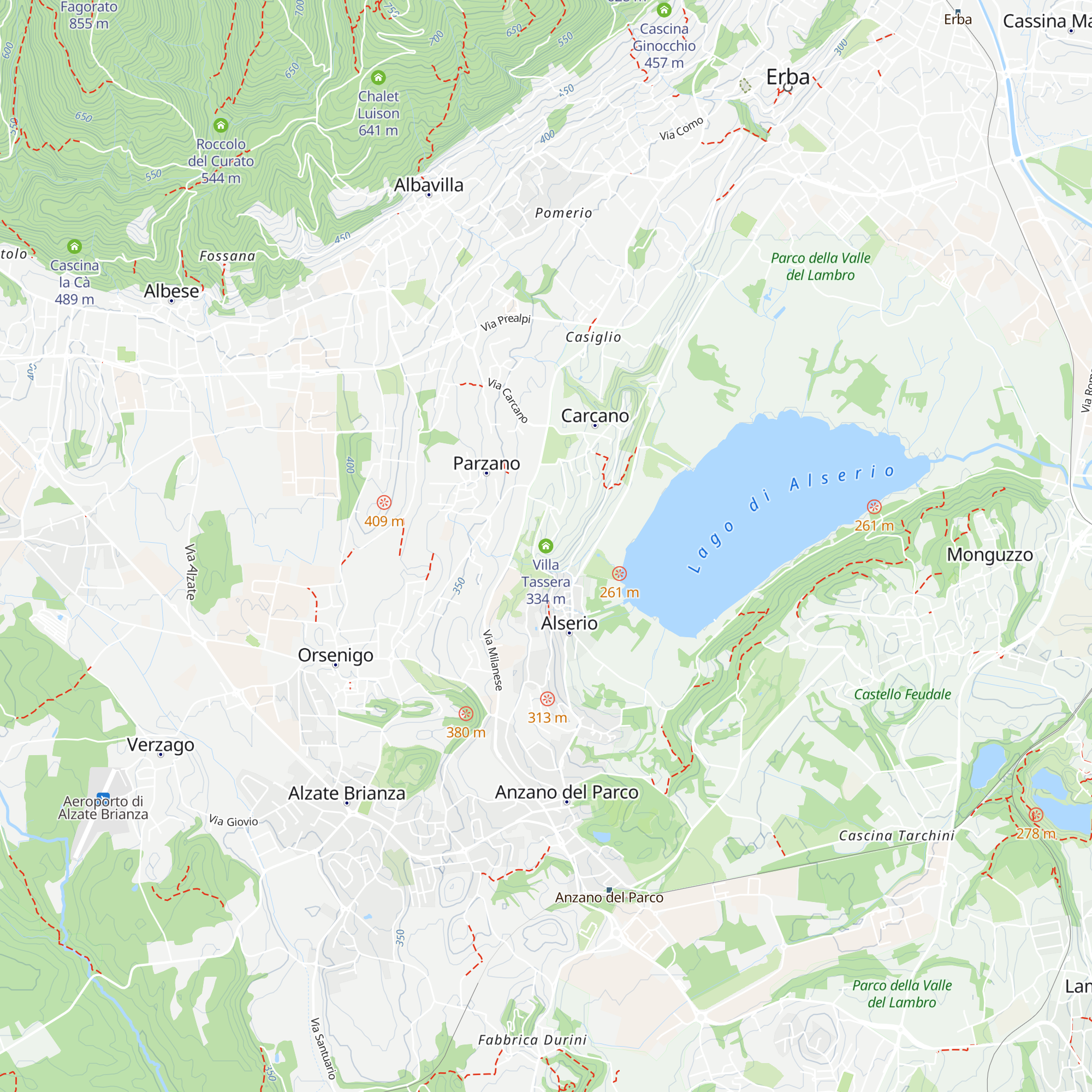 Villa Tassera map