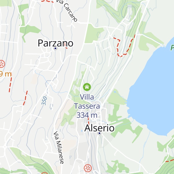 Map of Villa Tassera