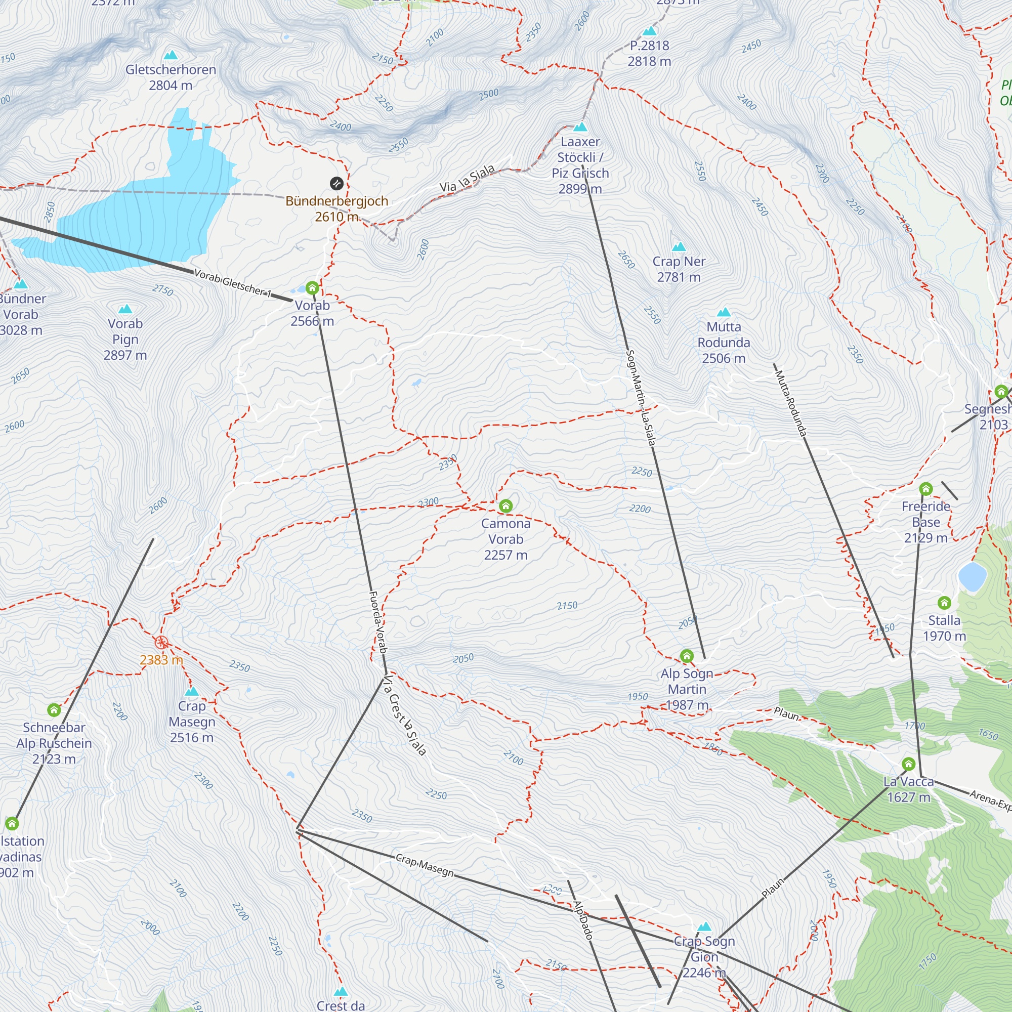 Camona Vorab map