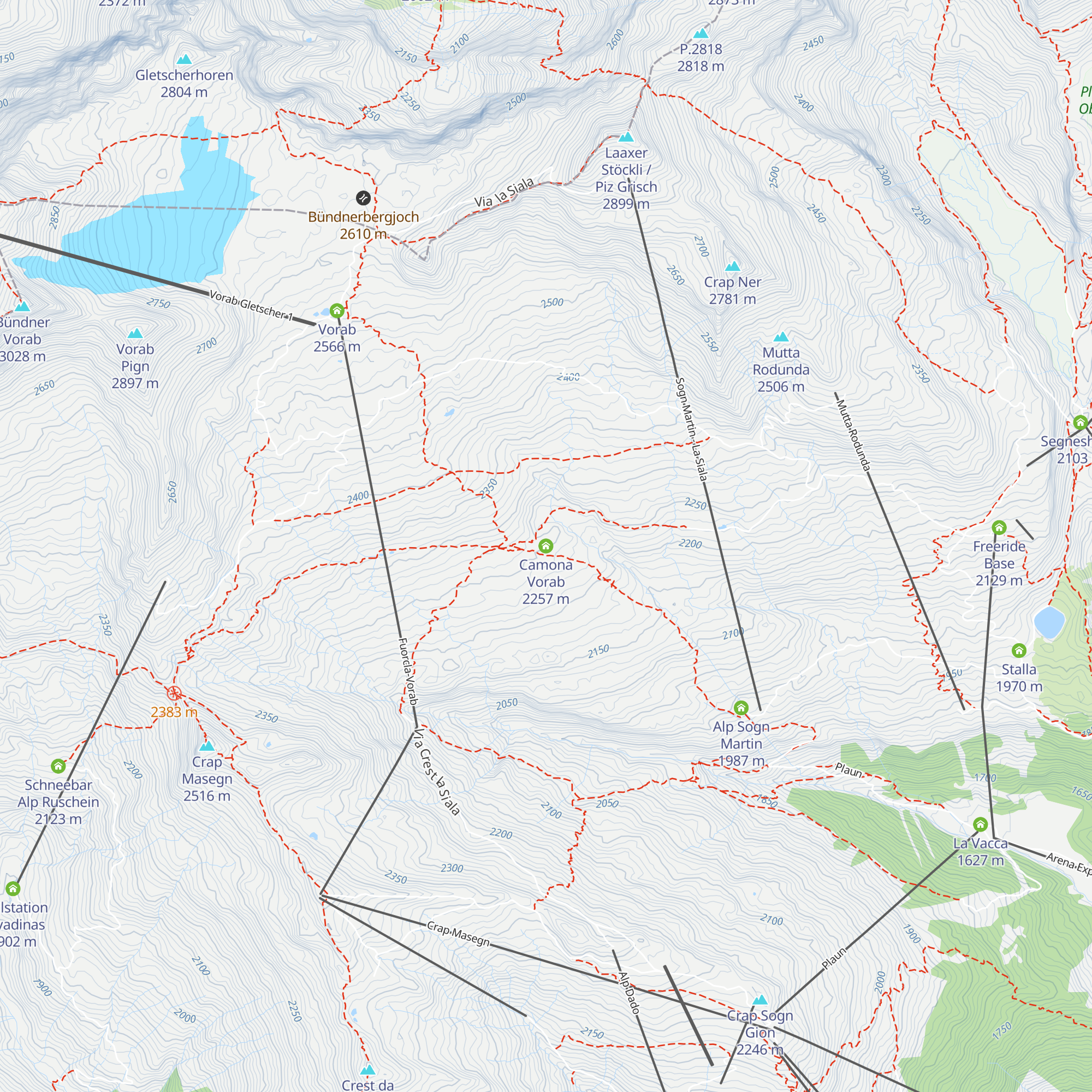 Camona Vorab map