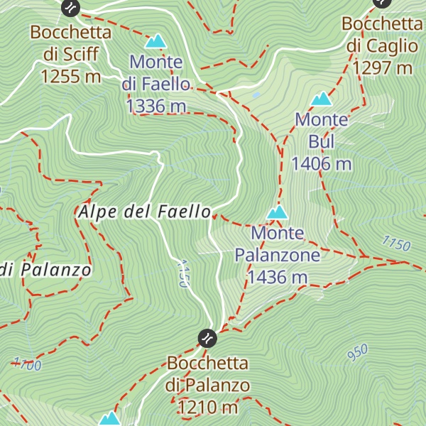Map of Rifugio Riella