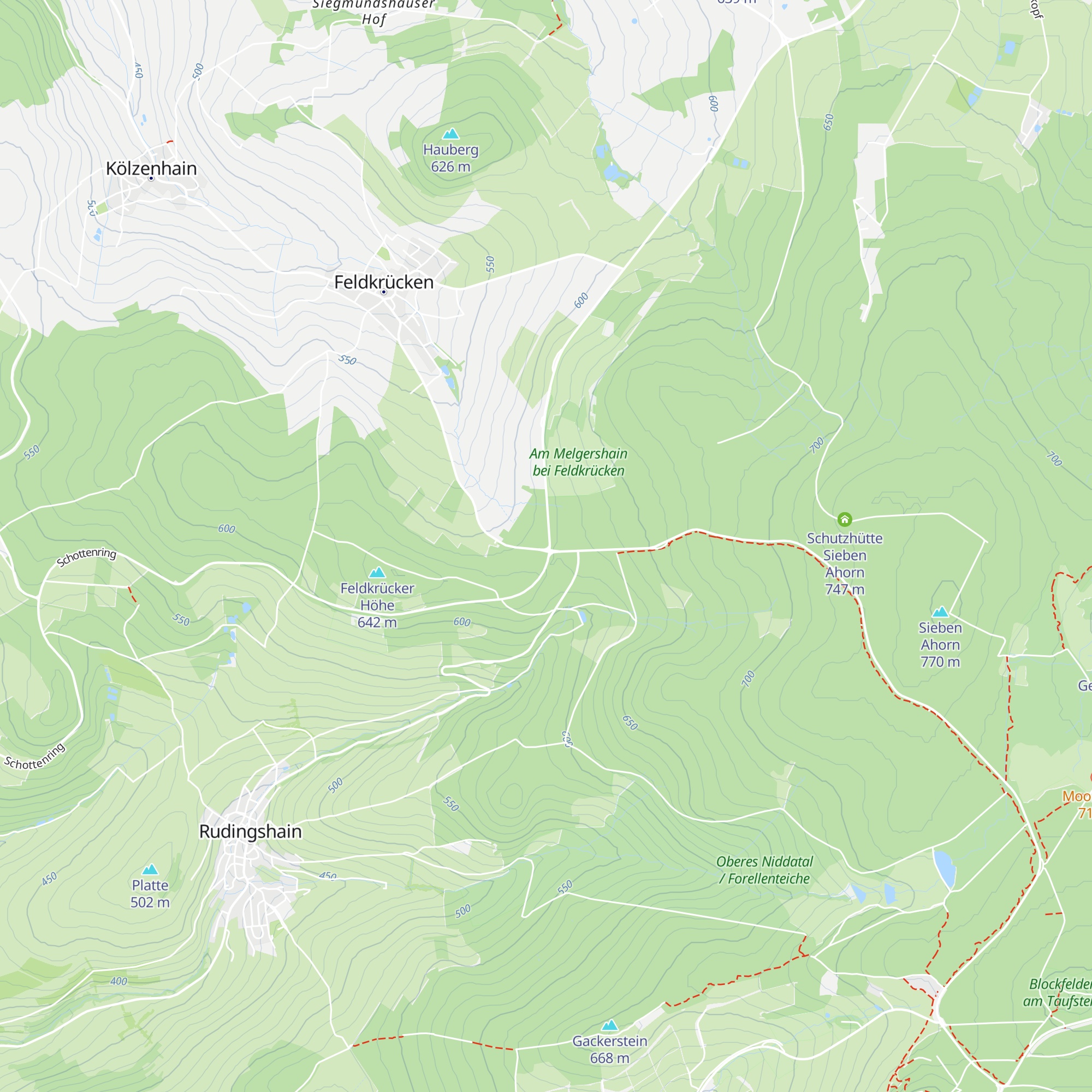 Poppenstruth Schutzhütte map