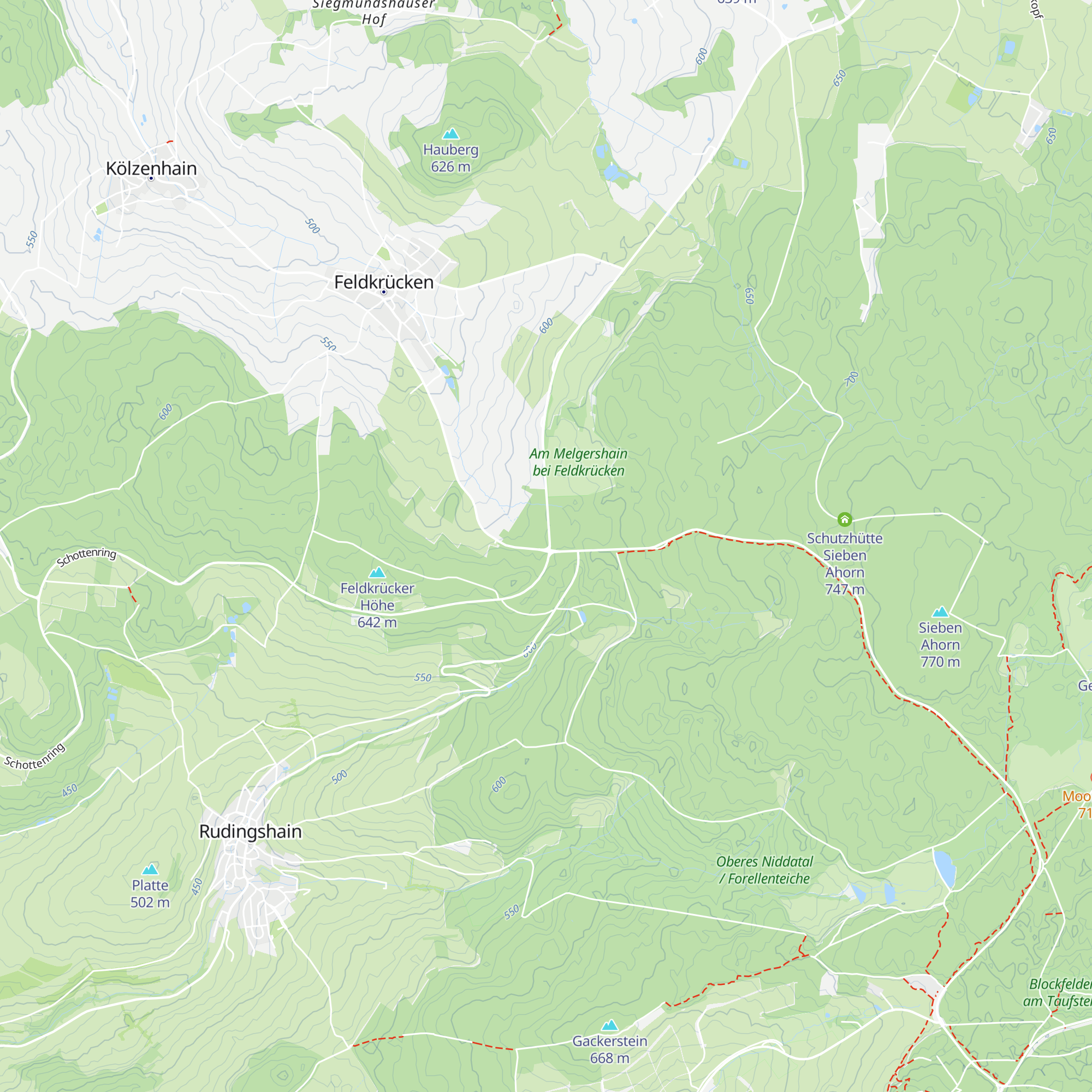 Poppenstruth Schutzhütte map