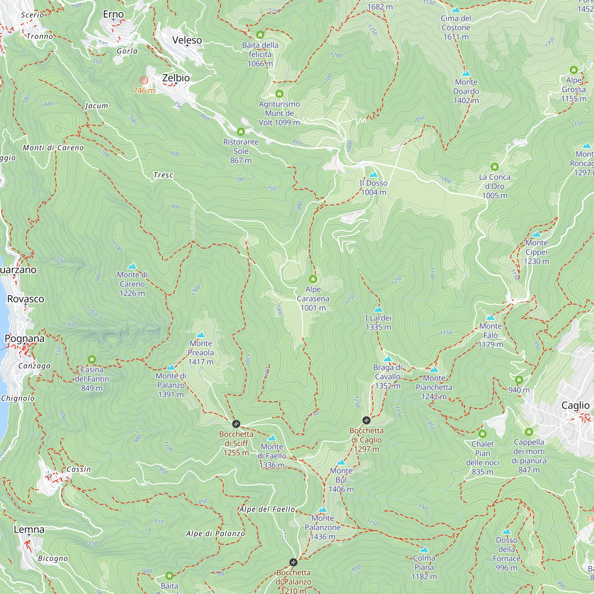 Cappella Alpina map
