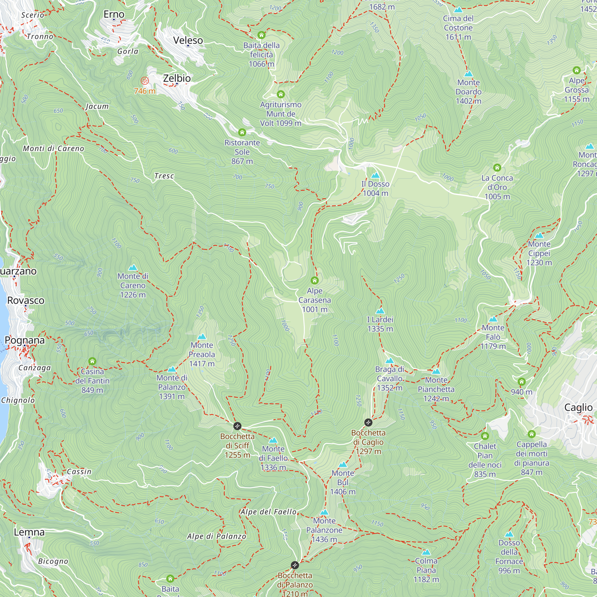 Cappella Alpina map