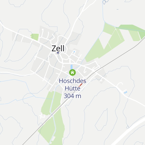 Map of Hoschdes Hütte