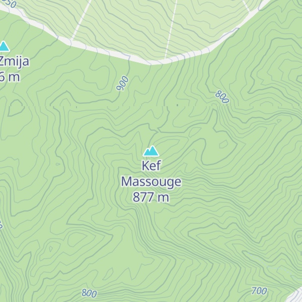 Map of Kef Massouge
