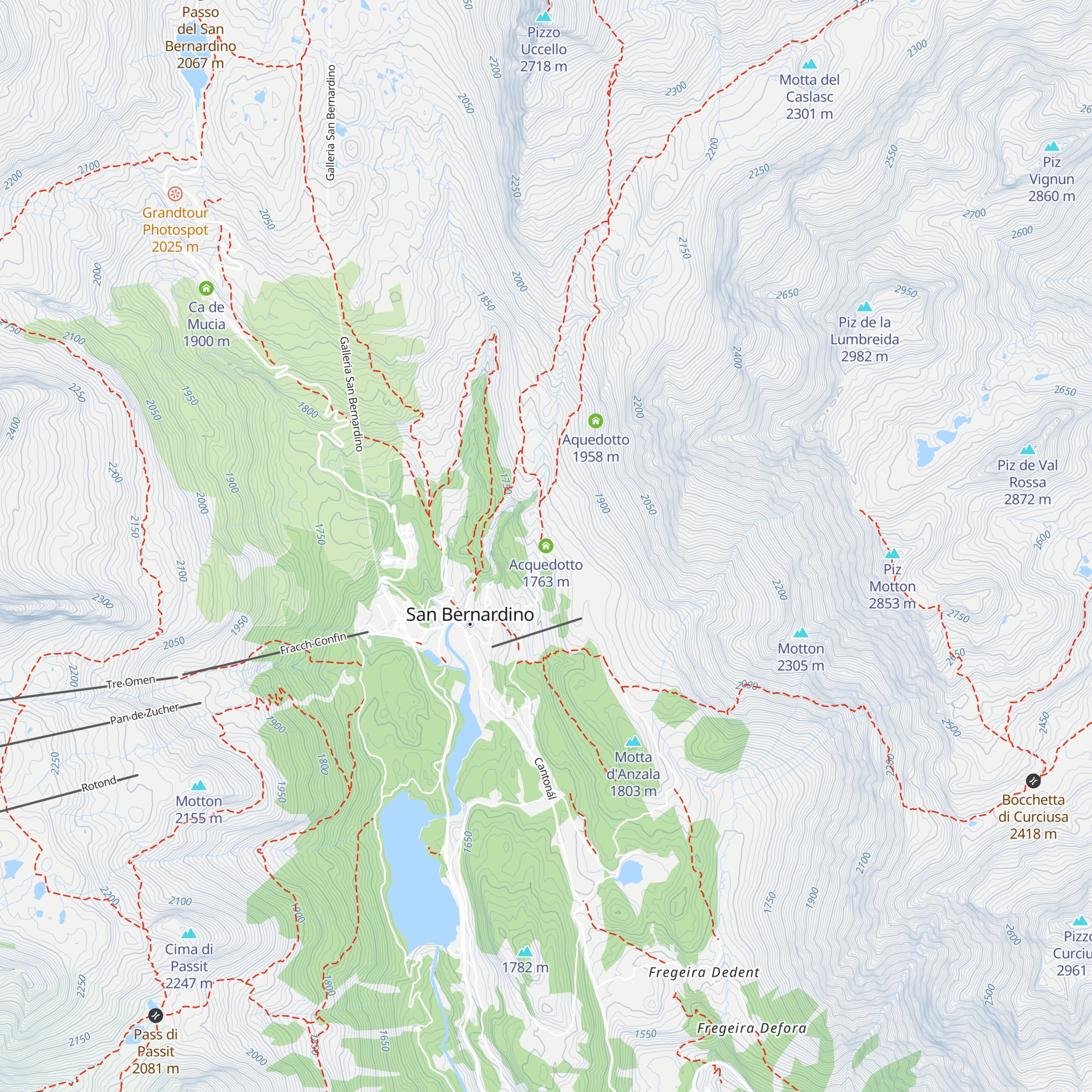 Acquedotto map