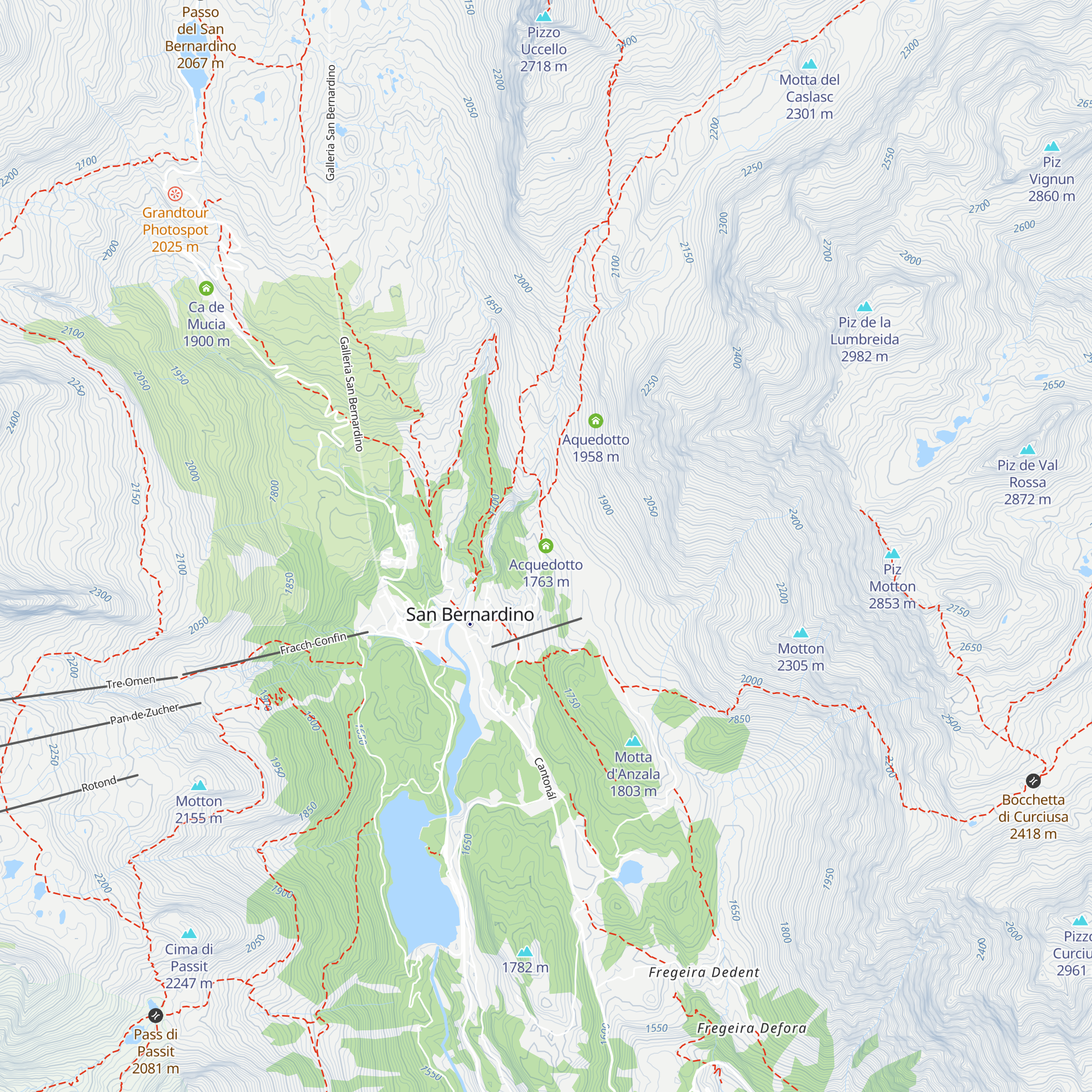 Acquedotto map