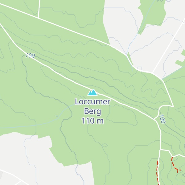 Map of Loccumer Berg
