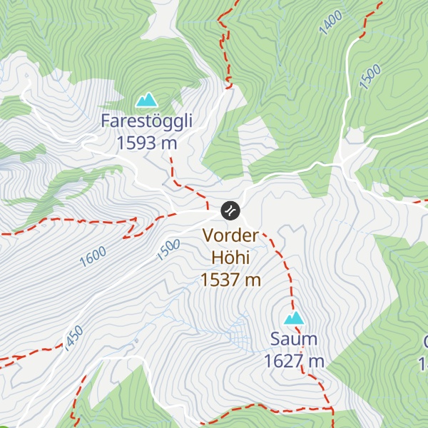 Map of Vorder Höhi