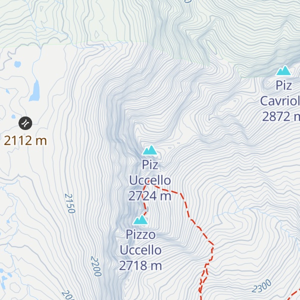 Map of Piz Uccello