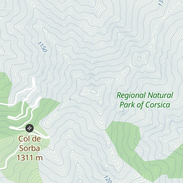Map of Punta Muro