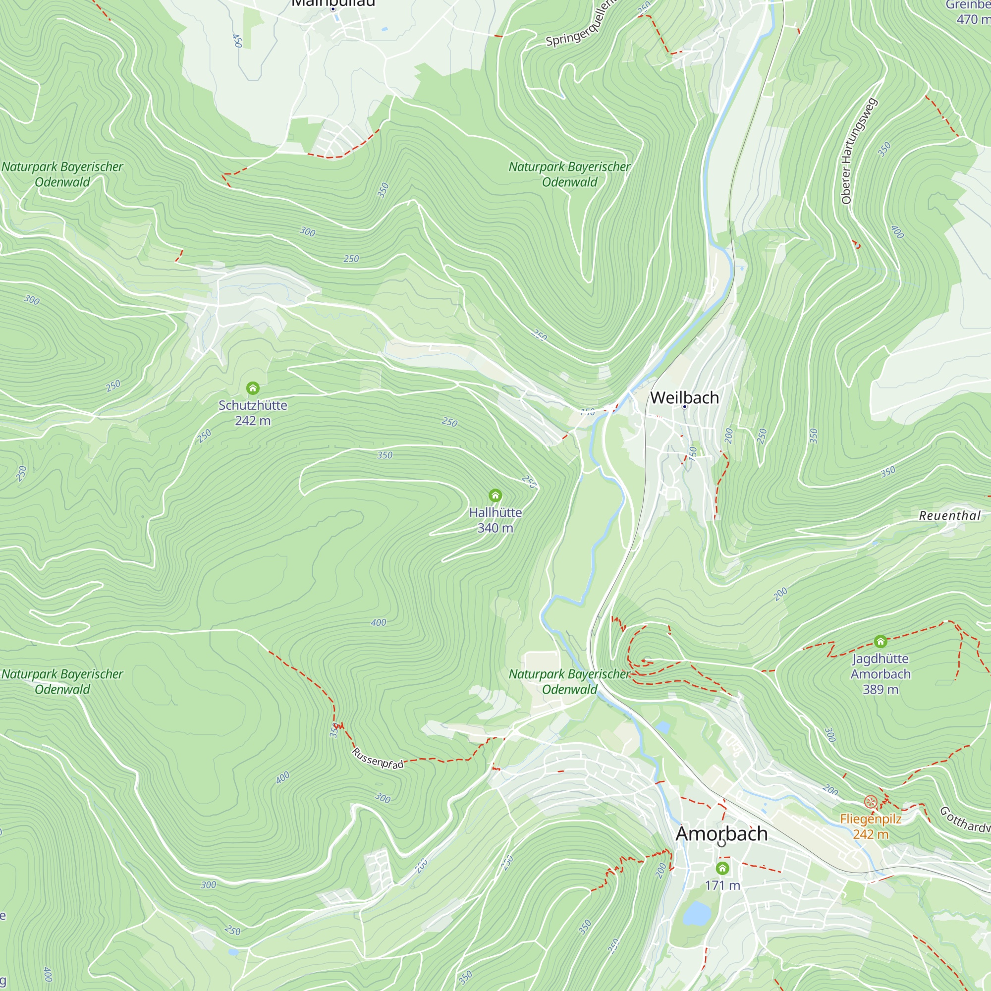 Hallhütte map