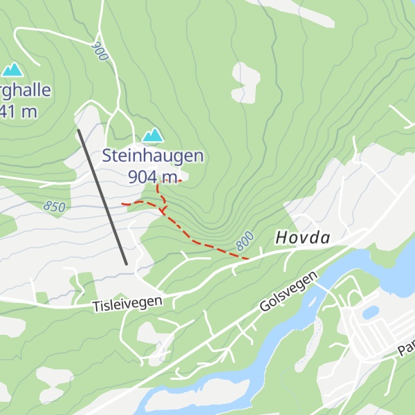 Map of Brattstølkampen