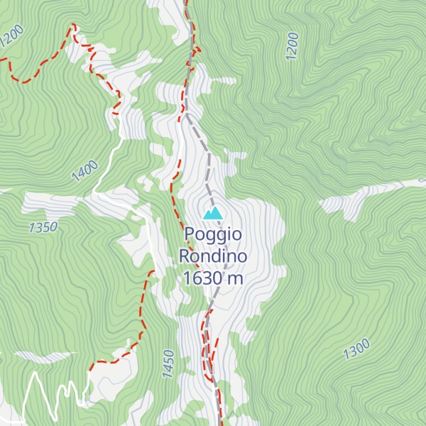 Map of Poggio Rondino