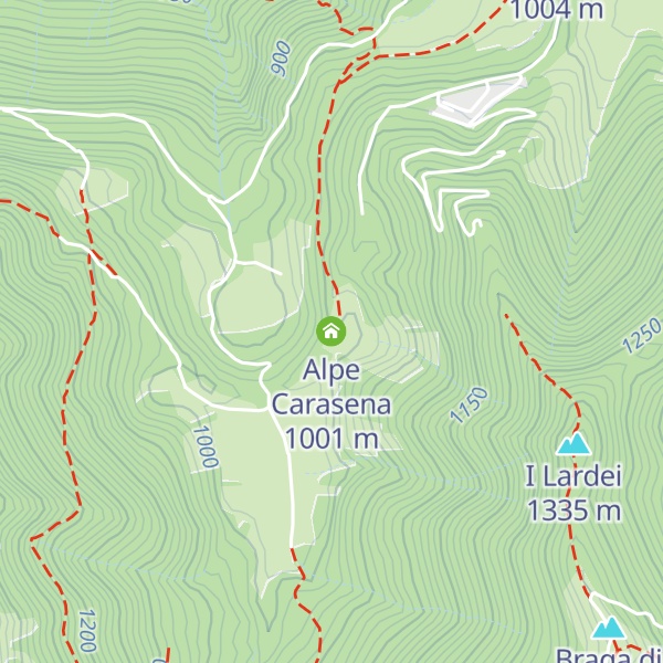 Map of Alpe Carasena