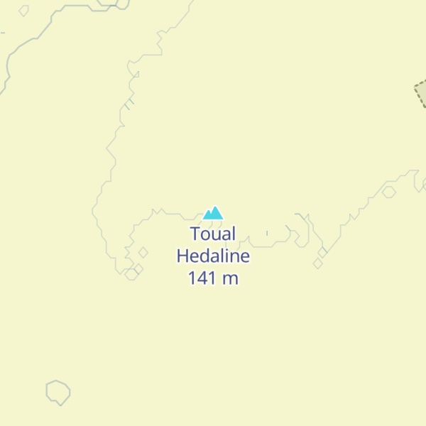 Map of Toual Hedaline