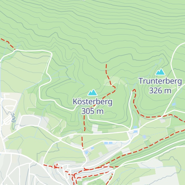 Map of Kösterberg