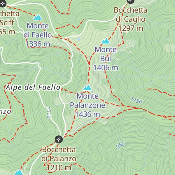 Map of Monte Palanzone