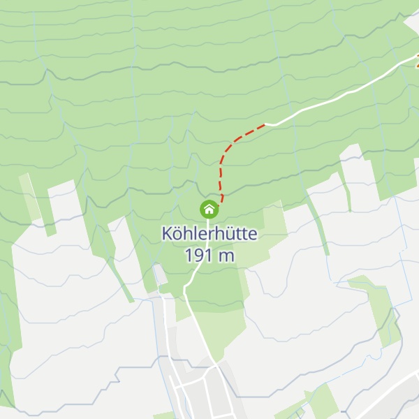 Map of Köhlerhütte