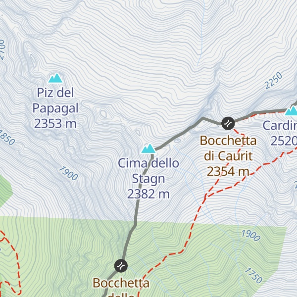 Map of Cima dello Stagn