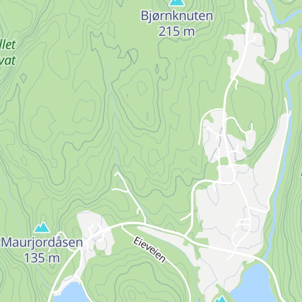 Map of Røsslehommen