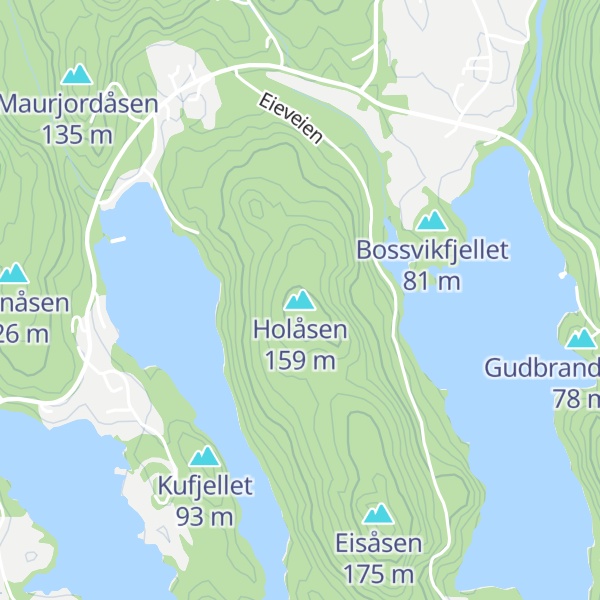 Map of Holåsen