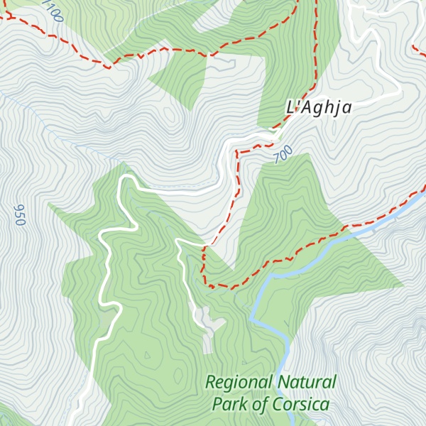 Map of Gîte de Cavu