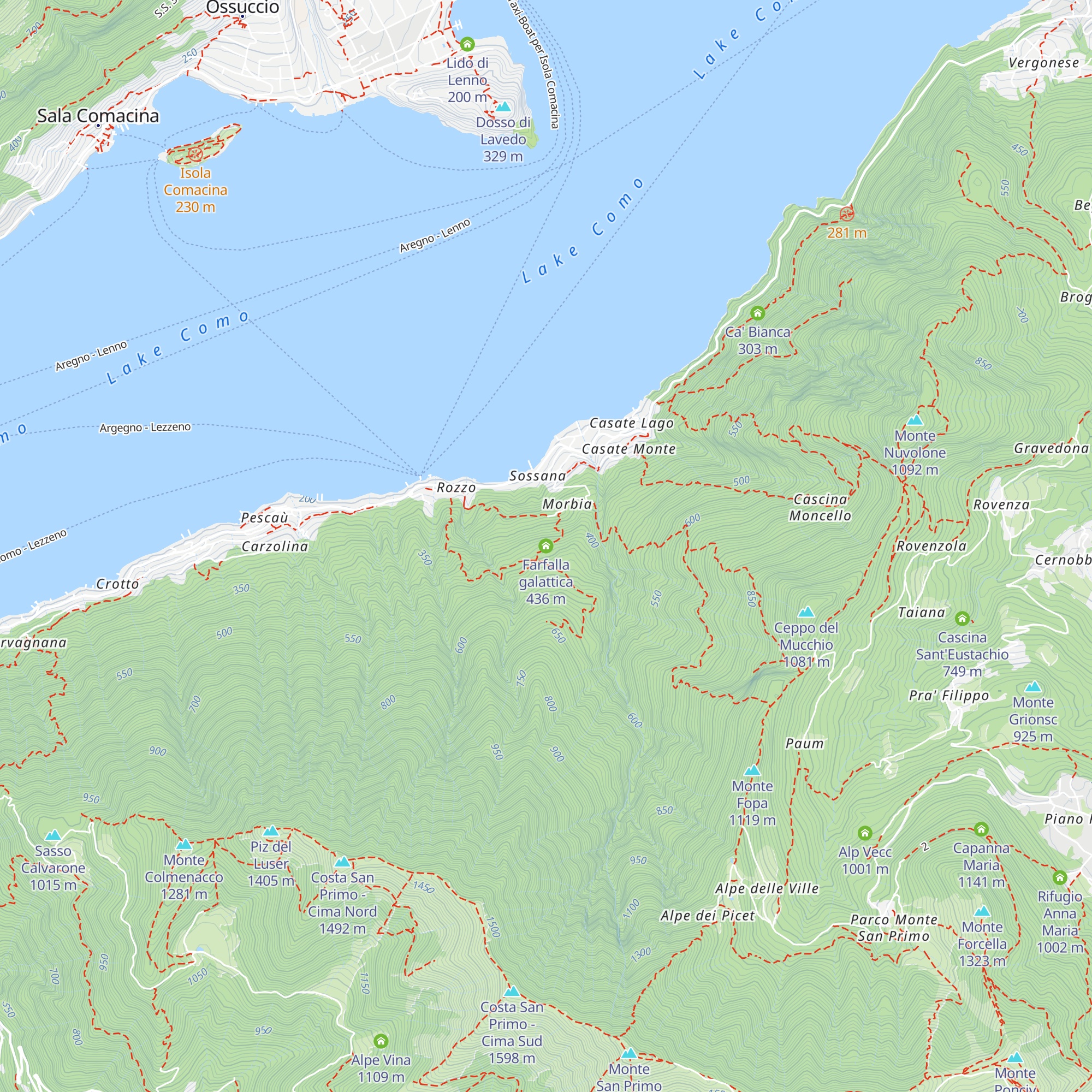 Farfalla galattica map